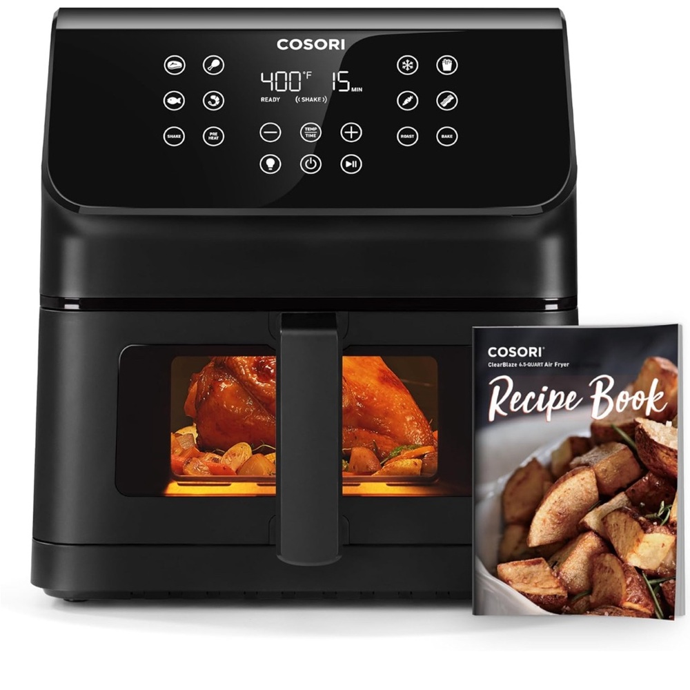 Brand New- COSORI Air Fryer Clear Window Air Fryer, 6.5 Quart  ($139 Orig)